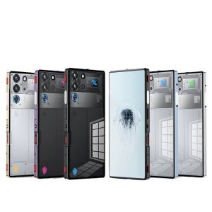 Aluminum Metal Bumper Glass Back Cover Case For Nubia RedMagic 10 Pro Series  / RedMagic 10S Pro Series