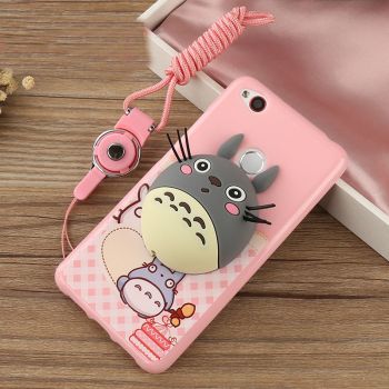 3D Cartoon Soft Silicone Multi-Function Protective Case With Lanyard For Nubia Z11 Mini