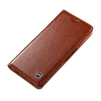 Business Style Genuine Leather Flip Phone Case For Nubia RedMagic 11 Air