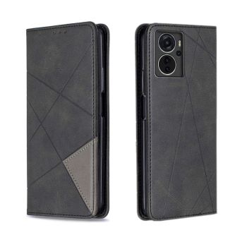Contrasting Flip Leather Protective Case With Stand Function For ZTE Axon 40 Pro