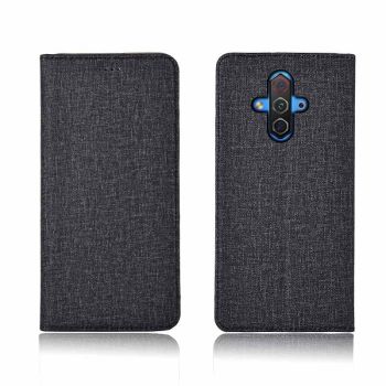 Cotton Fiber Texture Flip PU Leather Stand Protective Case For Nubia Play 5G