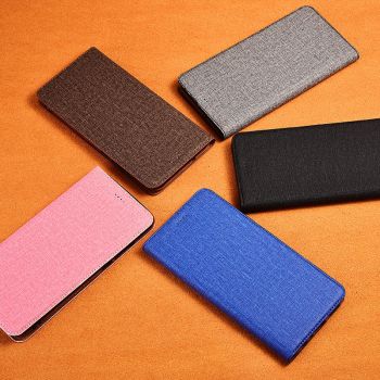 Cotton Fiber Texture Flip PU Leather Stand Protective Case For Nubia Z17 MiniS/Z17 Mini/Z17S/Z17