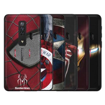 Creative Cartoon PU Leather Texture Back Cover Case For Nubia Red Magic 7