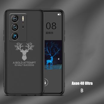 Auspicious Deer Series Micro Frosted Soft Silicone Protective Case For ZTE Axon 40 Ultra/40 Pro