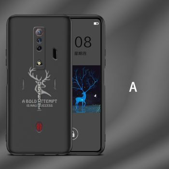 Auspicious Deer Series Micro Frosted Soft Silicone Protective Case For Nubia Red Magic 7S