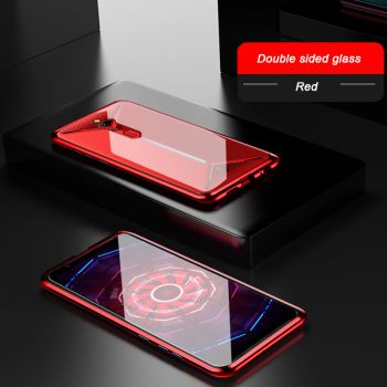 Double Sided Metal Frame Toughened Glass Back Cover Case For Nubia Red Magic 3/3S