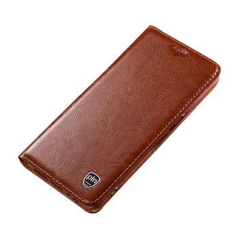Foldable Stand Wallet Flip Genuine Leather Case for Nubia Z60 Ultra