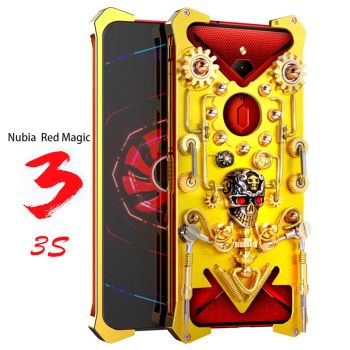 Gothic Steampunk Mechanical Gear Metal Case For Nubia Red Magic 3S/Red Magic 3