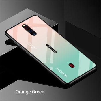 Gradual Change Style Glass Back Cover TPU Bumper Case For Nubia Red Magic 5G
