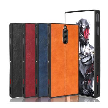 Leather Touch Feeling TPU+PC Protective Back Cover Case For Nubia Red Magic 8 Pro/8 Pro+