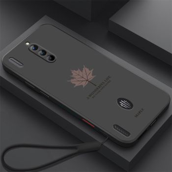Maple Leaf Style Straight Edge Silicone Protective Case For NUBIA Red Magic 8 Pro/8 Pro+