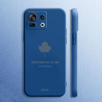 Maple Leaf Style Straight Edge Silicone Protective Case For NUBIA Z40S Pro