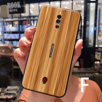 Vintage Wood Grain Series Soft Silicone Protective Case For Nubia Red Magic 5G/5S