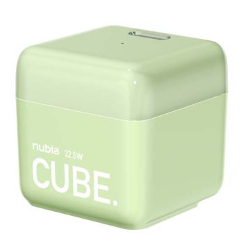 Original Nubia 22.5W Cube Sugar Colorful Fast Charger Green