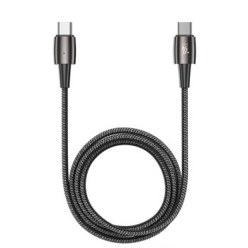 Original Nubia 5A Type-C to Type-C  2M Braided Fast Charge Data Cable Gray