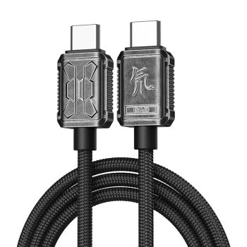 Original Nubia C to C 6A Metal Braided Fast Charger Data Cable 150cm
