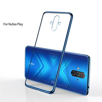 Plating Frame Soft TPU Back Cover Case For Nubia Play