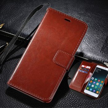 PU Leather Wallet Pouch Flip Protective Case With Stand / Card Slots For Nubia Red Magic 3/3S/Red Magic Mars/Red Magic