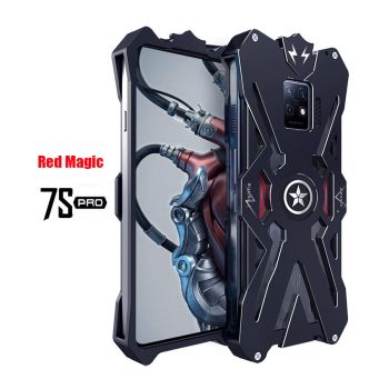 SIMON Aluminum Metal Frame Bumper Shockproof Protective Case For Nubia Red Magic 7S Pro/7 Pro
