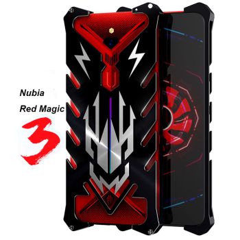 SIMON Shockproof Aluminum Metal Frame Bumper Protective Case For Nubia Red Magic 3/3S