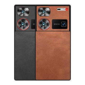 Soft TPU  With PU Leather Back Case For Nubia Z60 Ultra