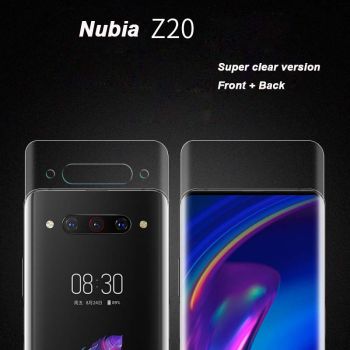 Super Clear Soft Screen Protector For Nubia Z20 (Front + Back)