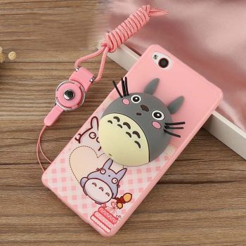 The Three-Dimensional Cartoon Soft Silicone Multi-Function Protective Case With Lanyard For Nubia Z9 Mini