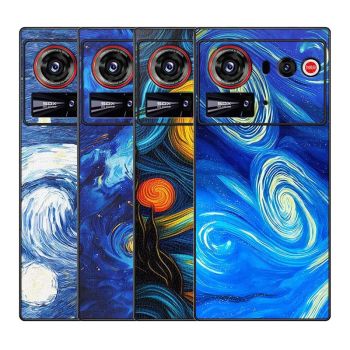 TPU With Back PU Leather Phone Cover Case for Nubia Z80 Ultra