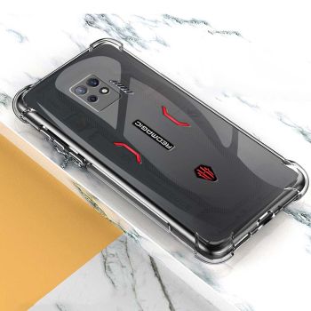 Transparent Soft TPU Anti-drop Protective Back Case For Nubia Red Magic 7S Pro