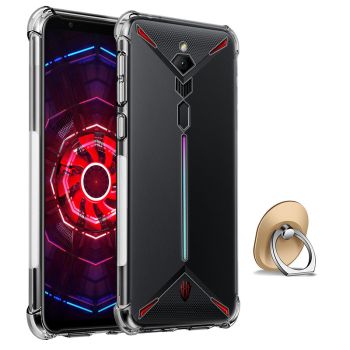Ultra Thin Transparent Soft TPU Anti-drop Protective Back Case For Nubia Red Magic 3