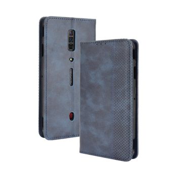 Vintage PU Leather Wallet Style Flip Stand Protective Case For Nubia Red Magic 6 Pro/Red Magic 6