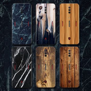 Vintage Wood Grain Series Soft Silicone Protective Case For Nubia Red Magic 6/6 Pro