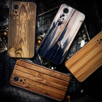 Vintage Wood Grain Series Soft Silicone Protective Case For ZTE Axon 30