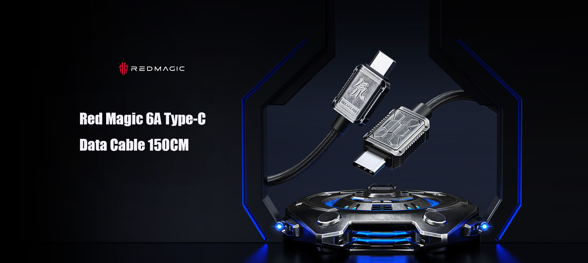 Original Nubia C to C 6A Metal Braided Fast Charger Data Cable