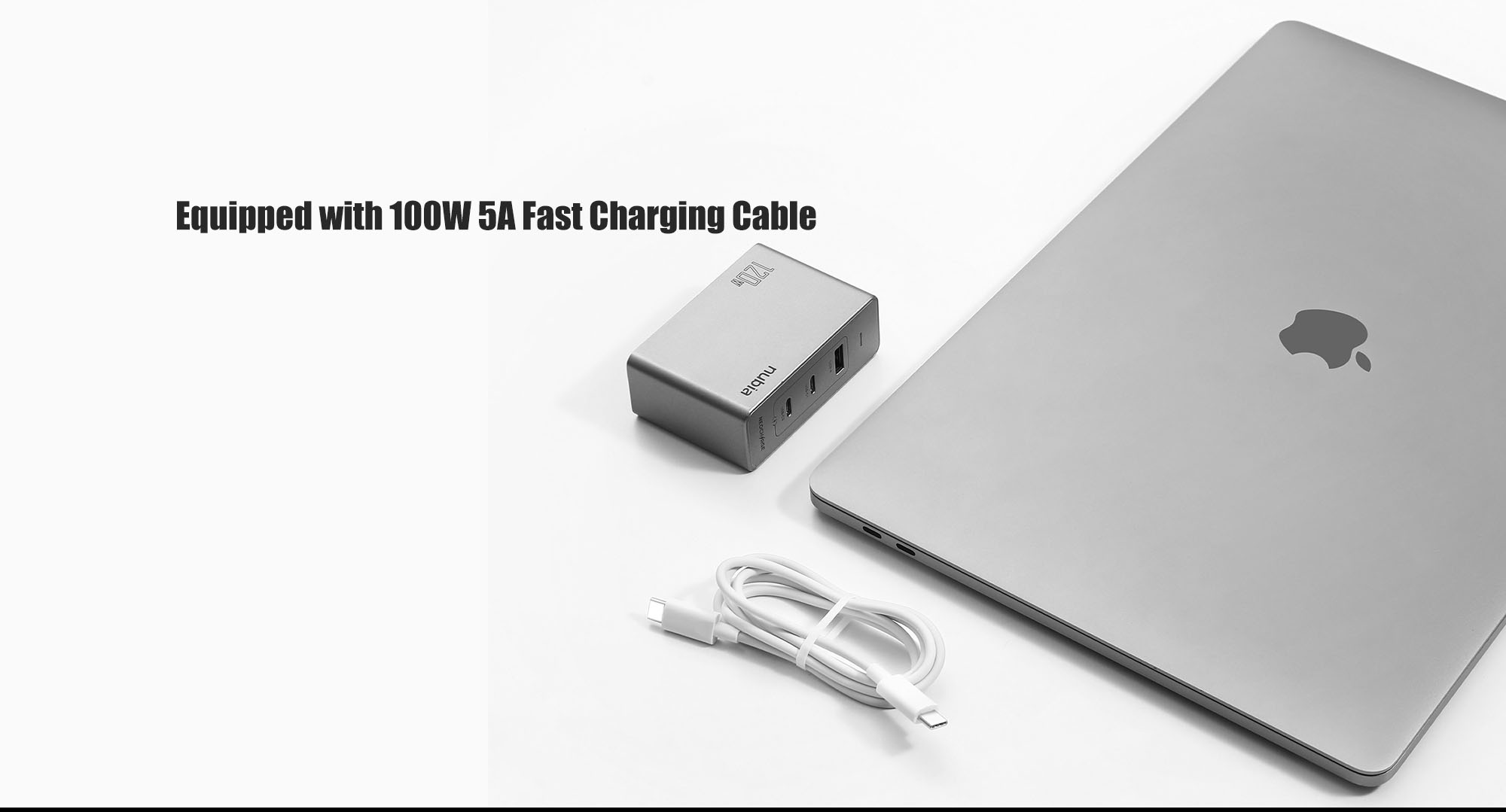 Nubia 120W Three-ports Gallium Nitride Charger Bundle