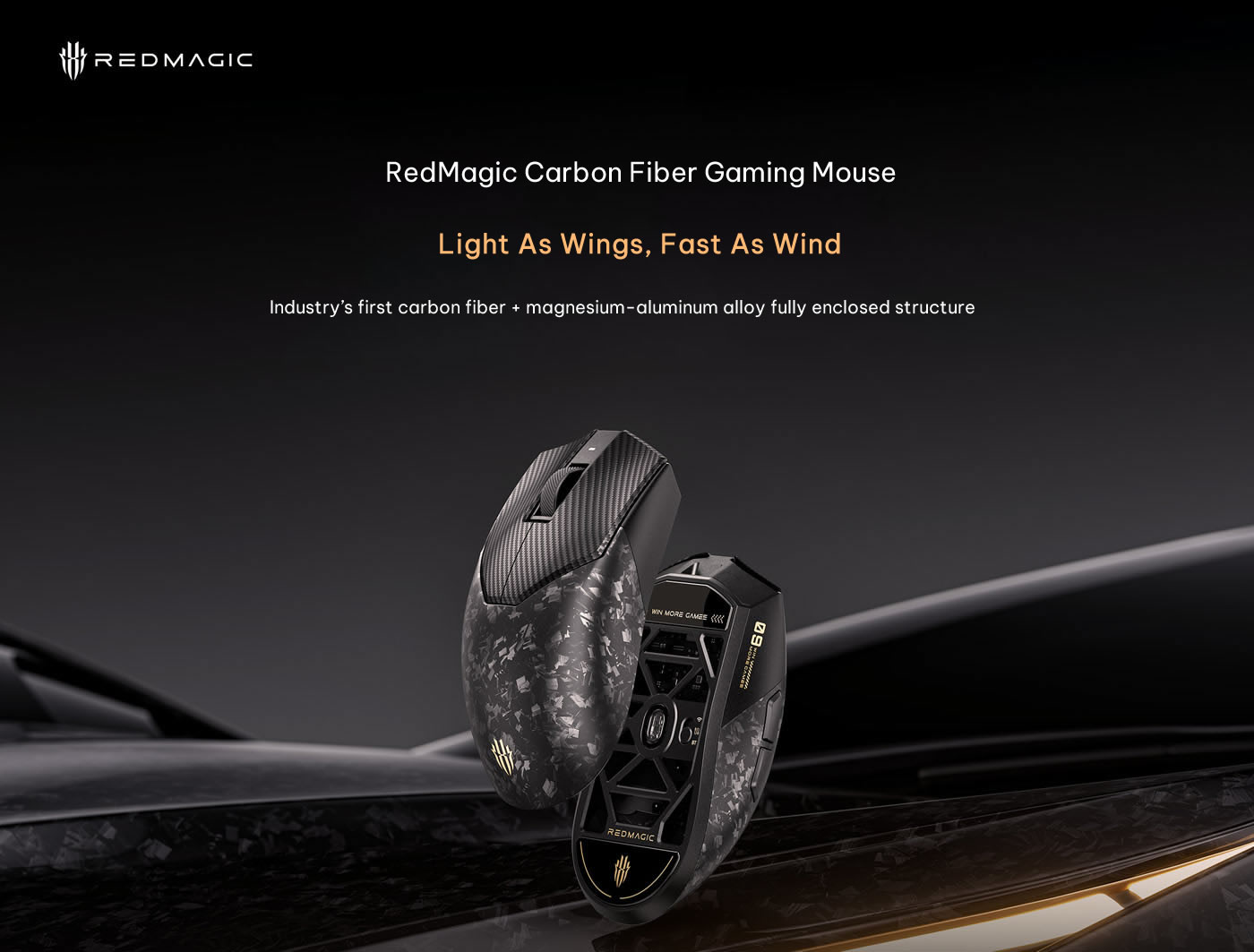 Original RedMagic Carbon Fiber Gaming Mouse