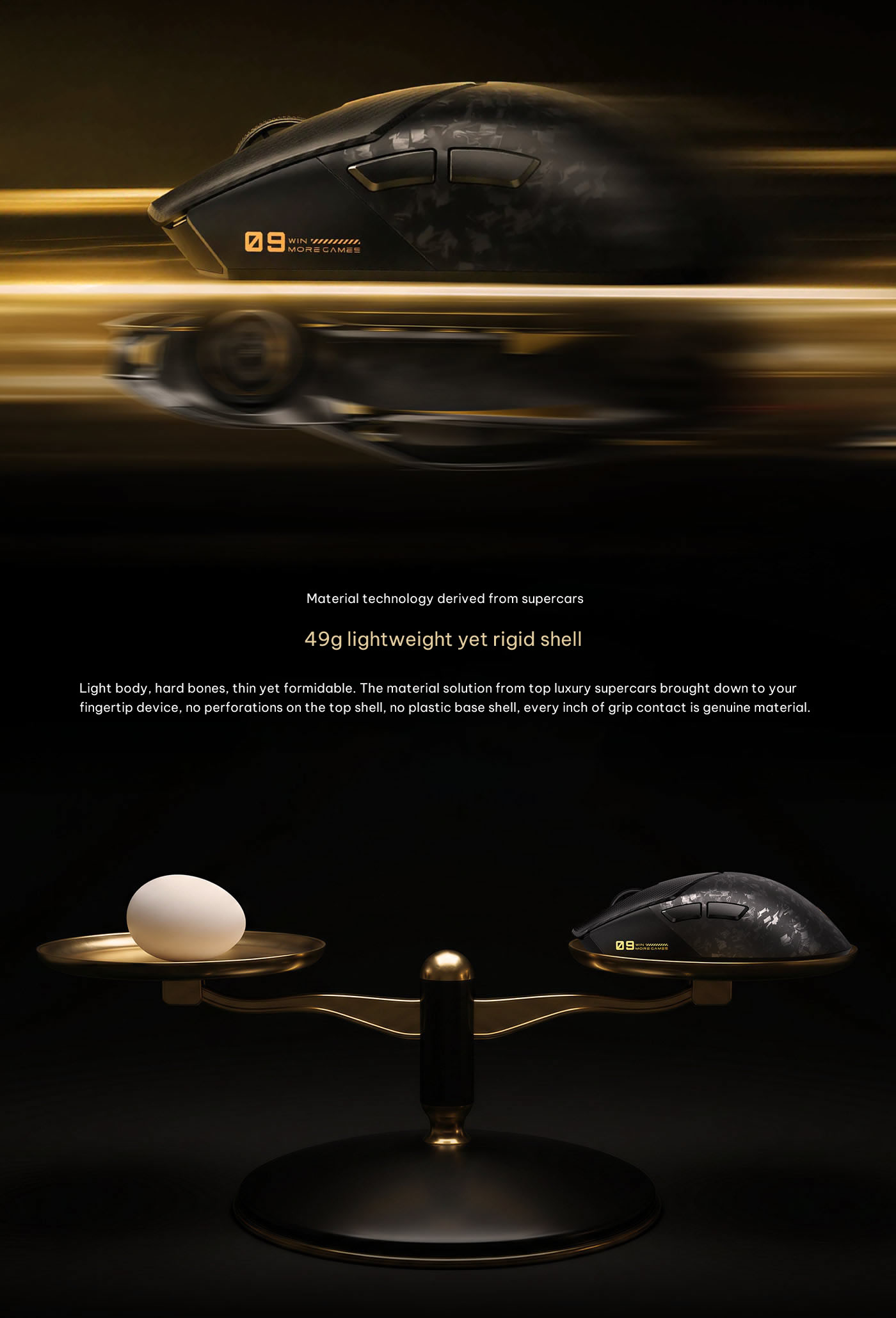 Original RedMagic Carbon Fiber Gaming Mouse