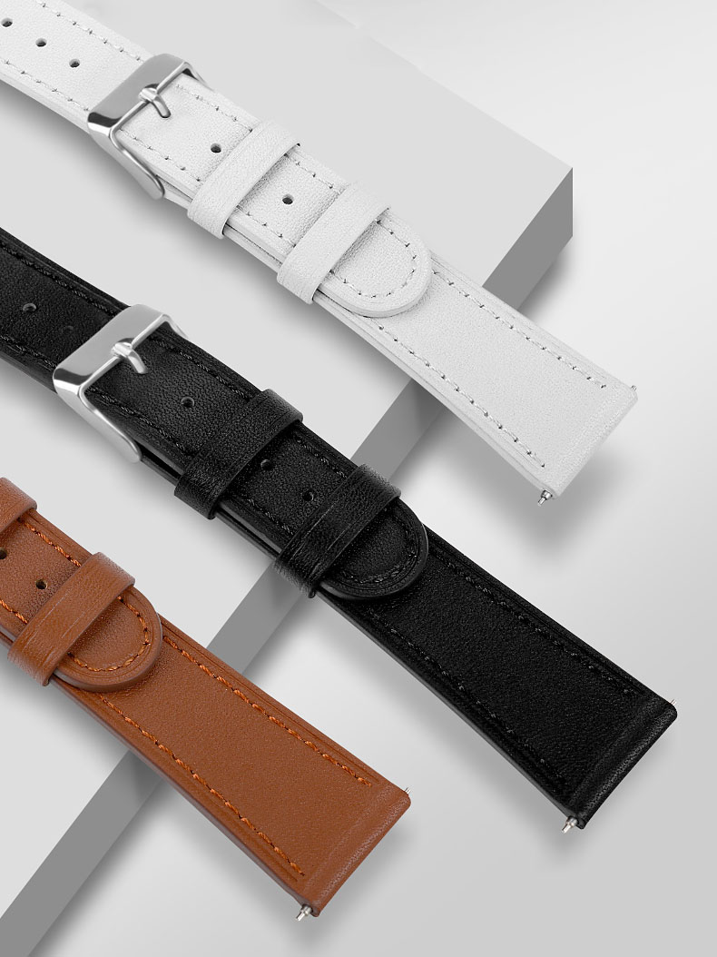 Cowhide Leather Strap For Nubia Red Magic Watch