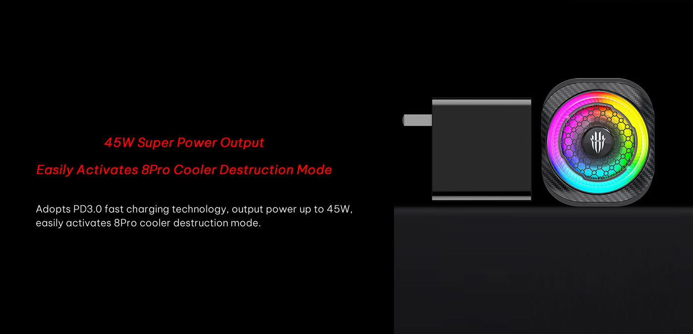 Original RedMagic 45W PD Fast Charger