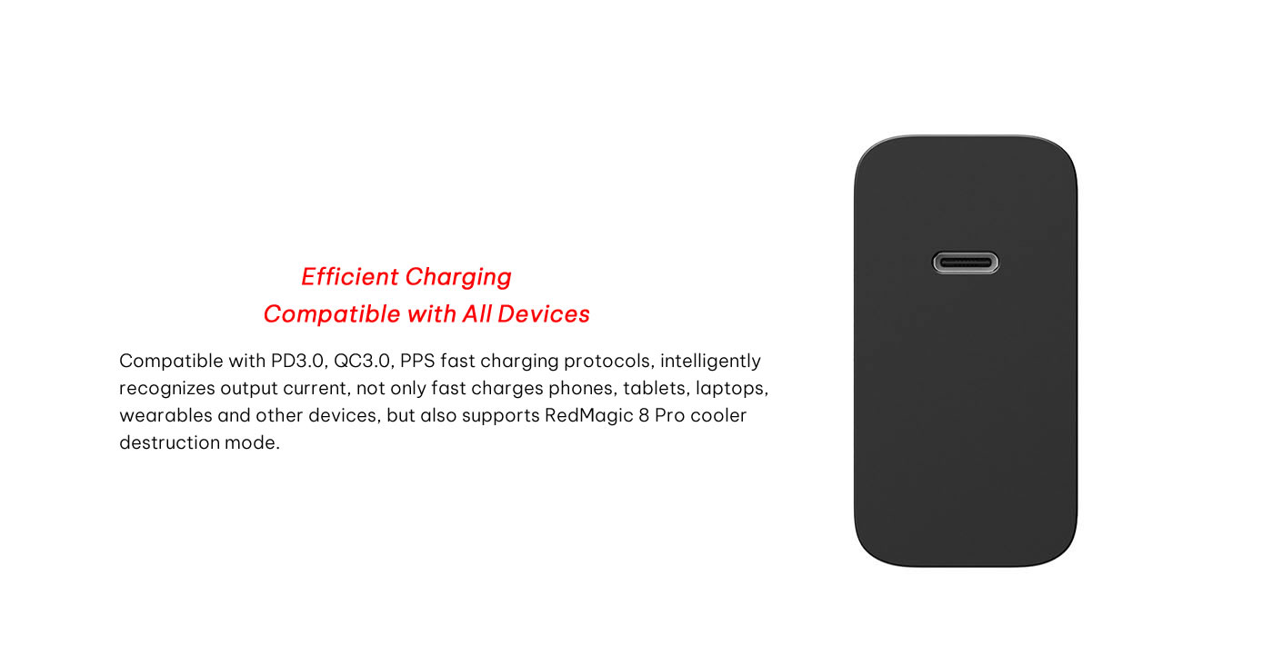 Original RedMagic 45W PD Fast Charger