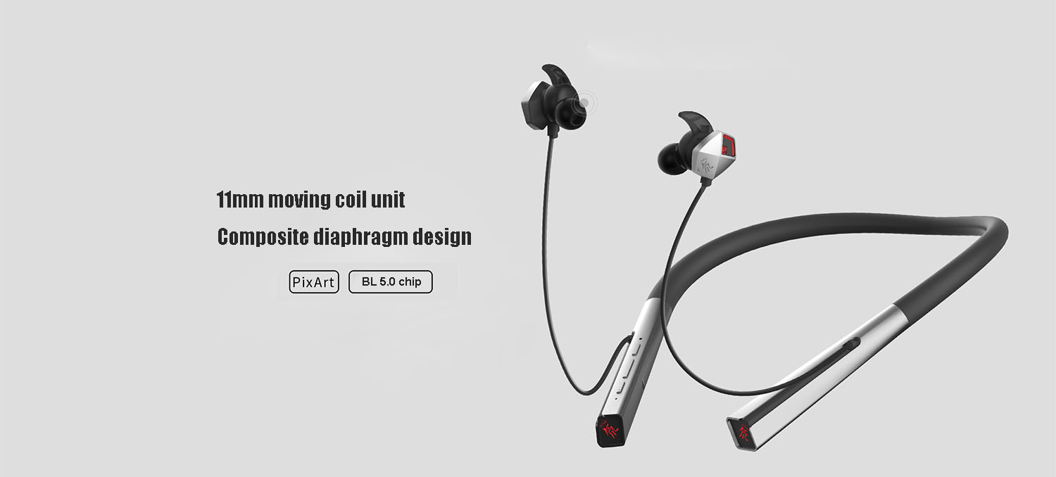 Nubia Neckband Bluetooth Gaming Headphones