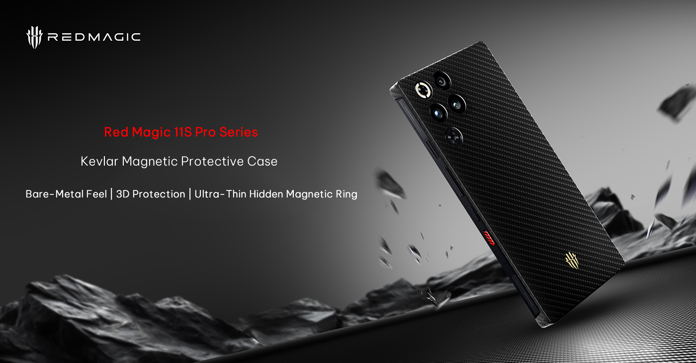Original REDMAGIC 11S PRO Series Kevlar Magnetic Protective Case