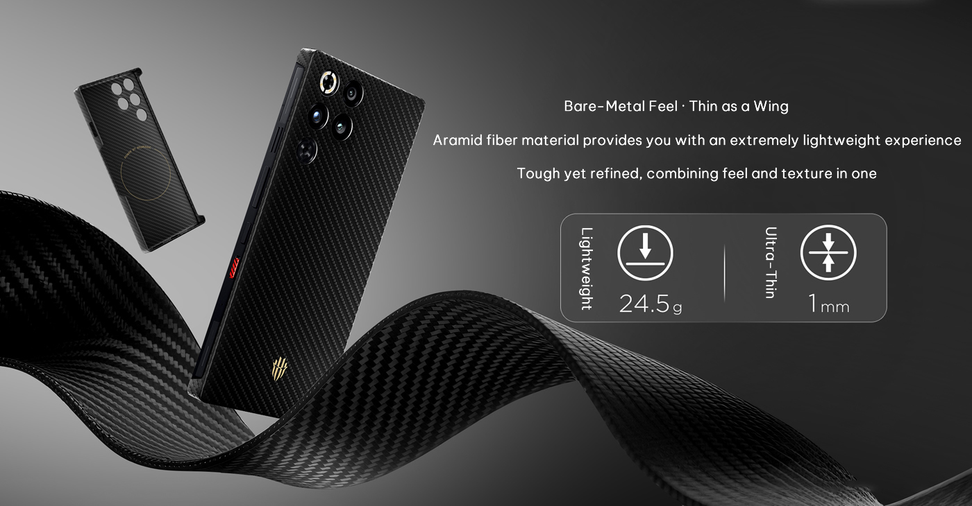 Original REDMAGIC 11S PRO Series Kevlar Magnetic Protective Case
