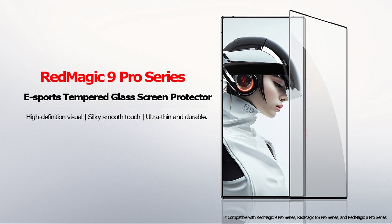 Original RedMagic 9 Pro E-sports Tempered Glass Screen Protector 