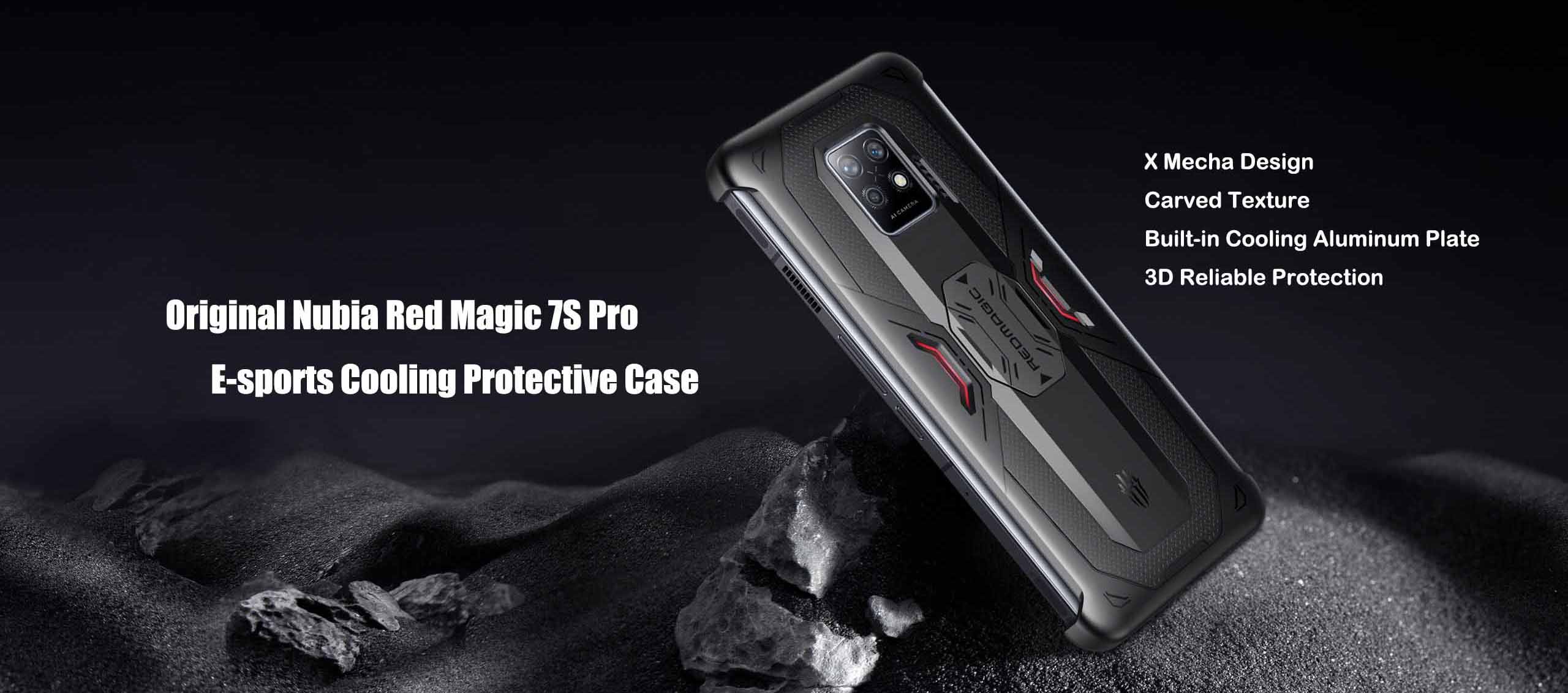 Nubia Red Magic 7S Pro Bundle E-sports Cooling Protective Case + Screen Protector