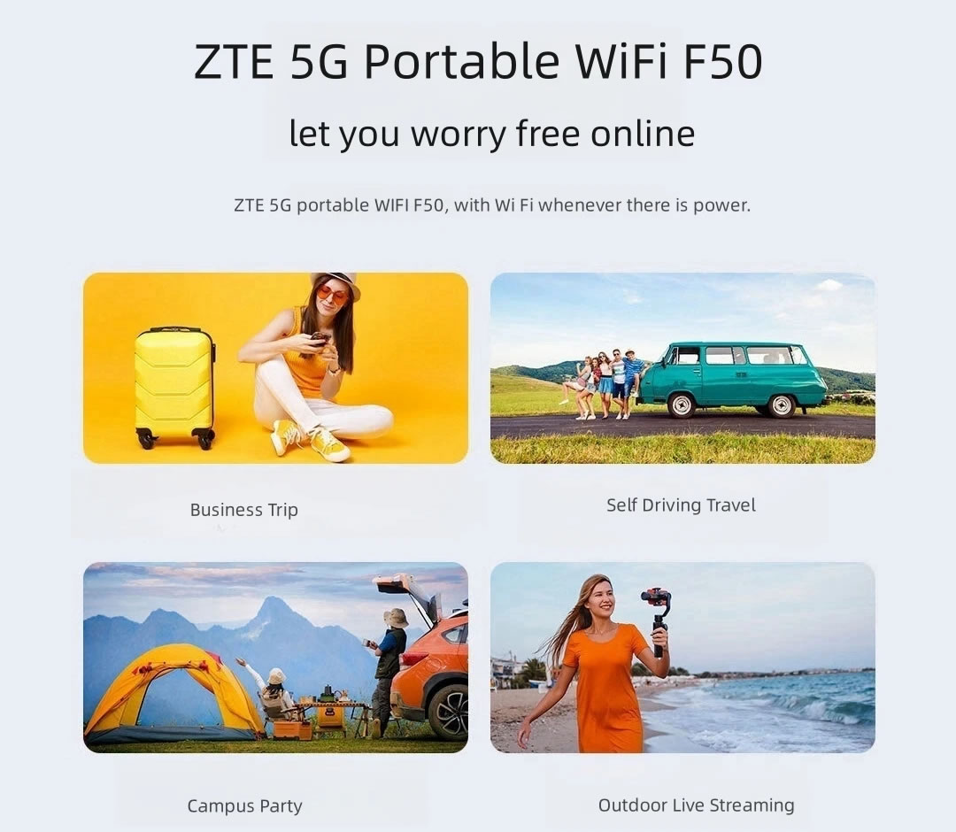 ZTE F50 5G Portable Wireless Router